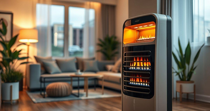 Aquecedor a gás para apartamento