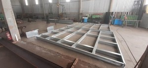 Construção de galpão estrutura metálica