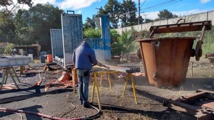 Jateamento e pintura industrial