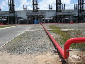 Tubulação de combate a incêndio